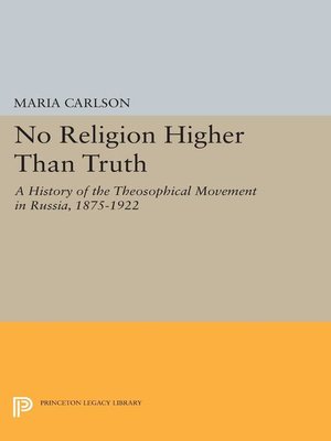 cover image of No Religion Higher Than Truth